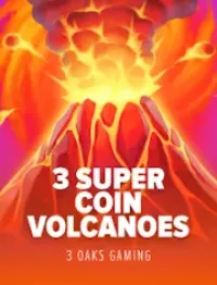 3 super coin volcanoes game logo